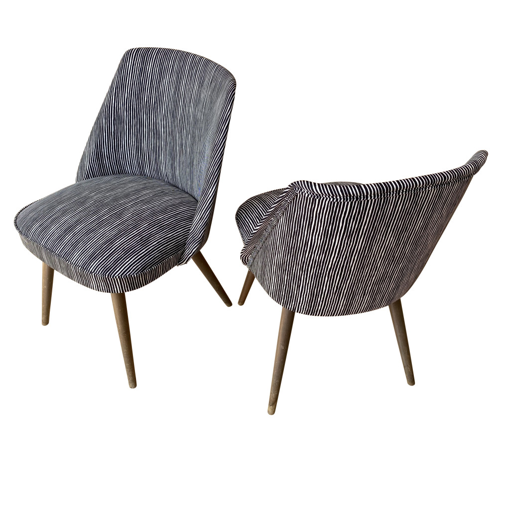Paar Halbsessel '677', Thonet 1950er Jahre