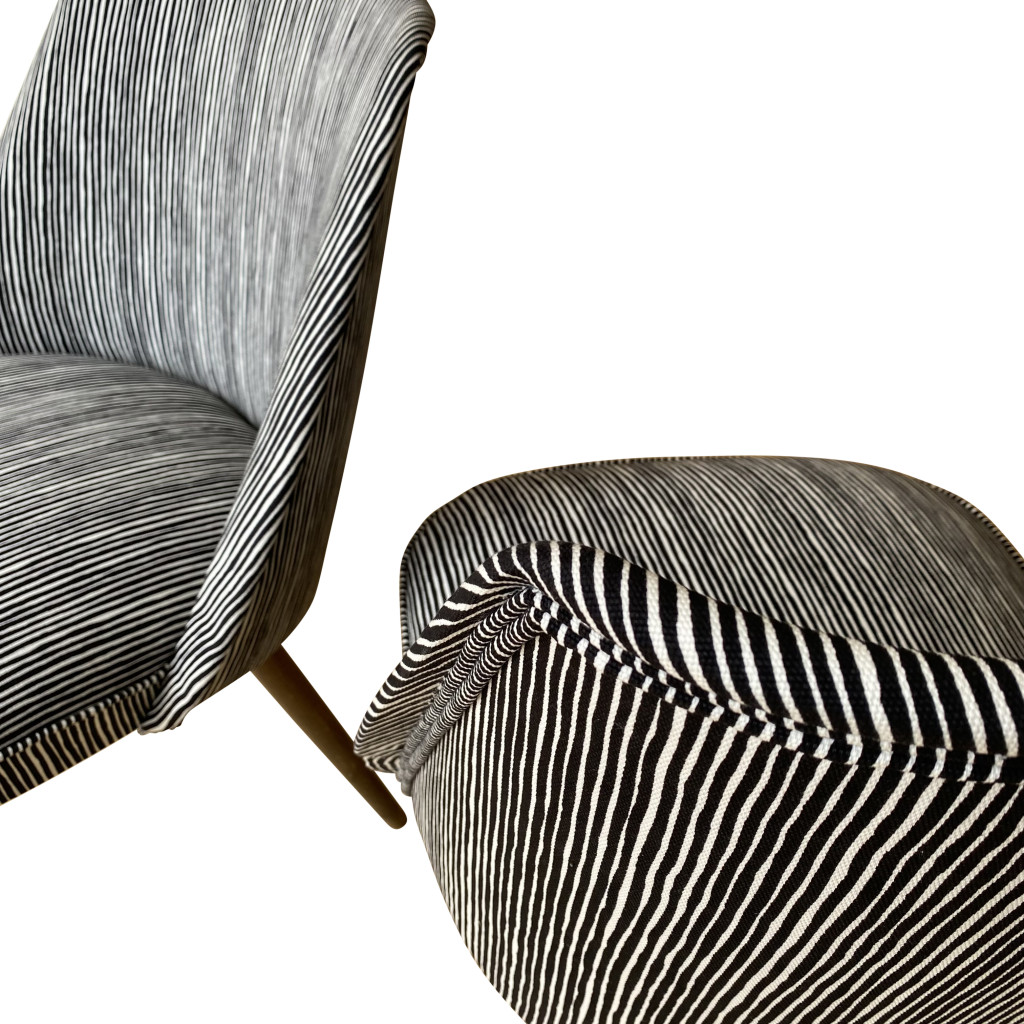 Paar Halbsessel '677', Thonet 1950er Jahre
