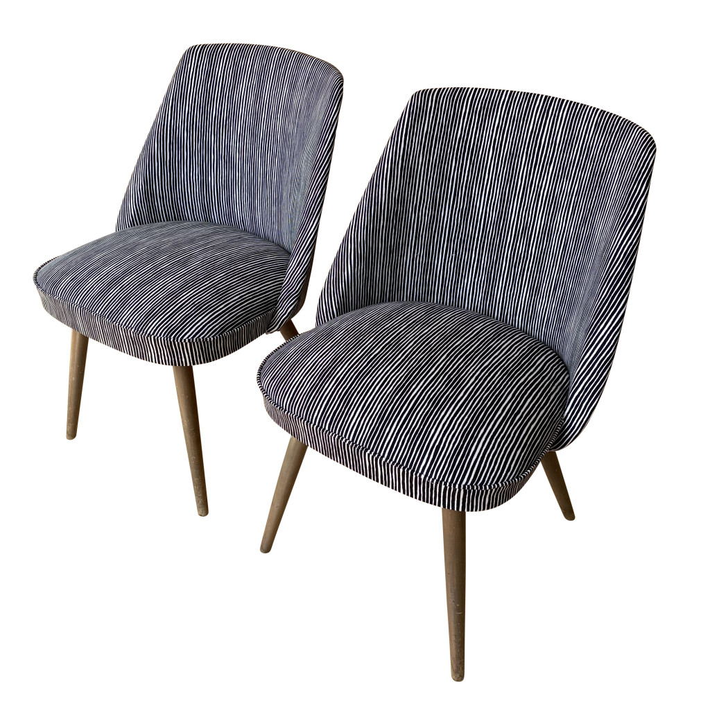Paar Halbsessel '677', Thonet 1950er Jahre