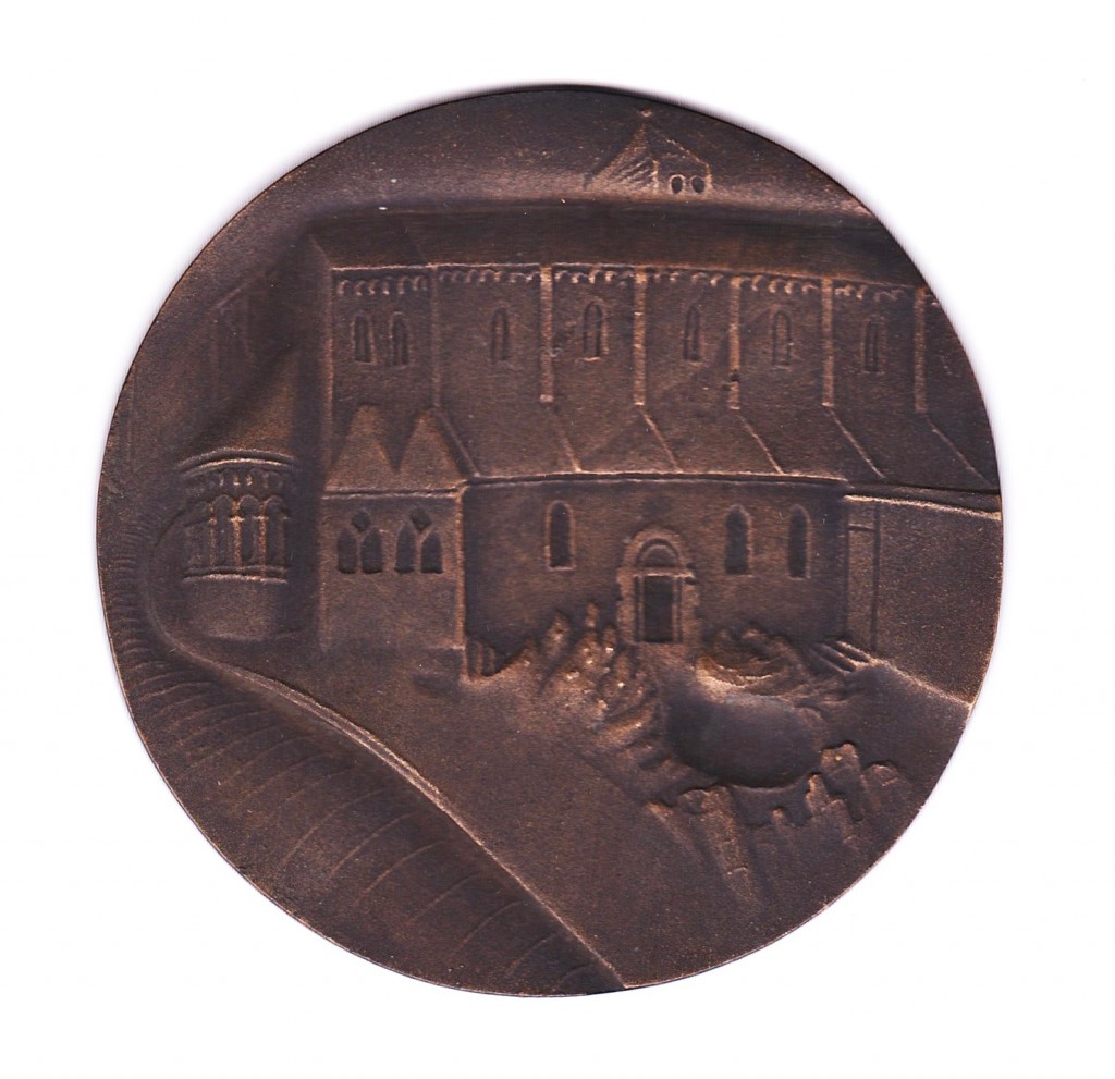 Plakette 'St. Cäcilien', Hans Karl Burgeff (1928-2005) 1973