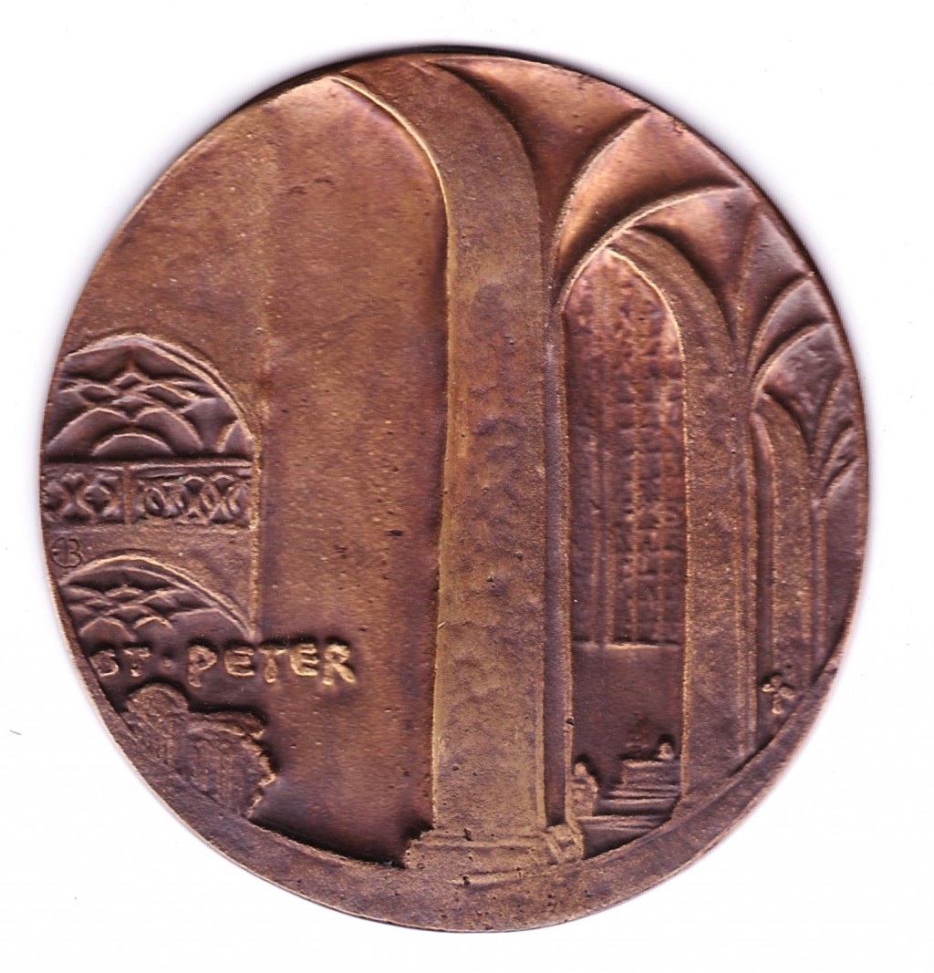 Plakette 'St. Peter', Eva Burgeff-Kerckhoff (!920-1999) 1977