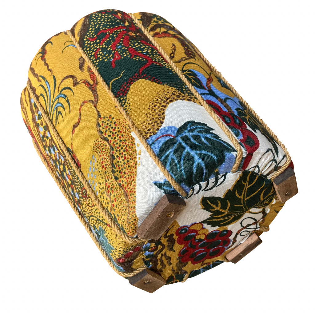 Pouf 'Cave', Bezug Josef Frank, 1940er Jahre