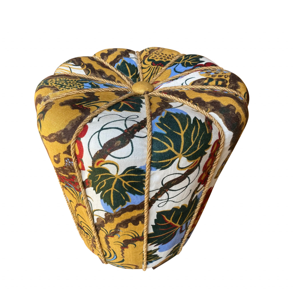 Pouf 'Cave', Bezug Josef Frank, 1940er Jahre