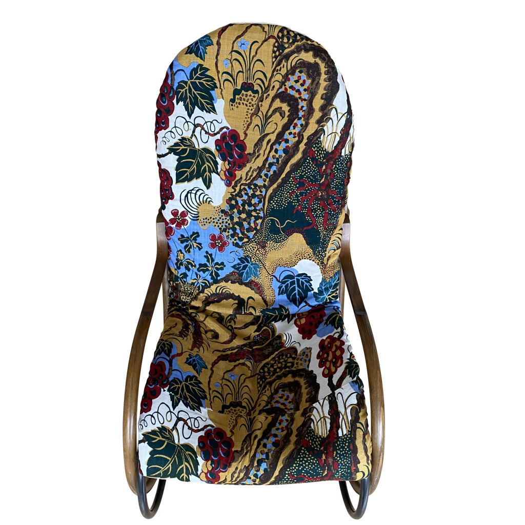 Schaukelstuhl,'NONNA', Paul Tuttle, 1970er Jahre