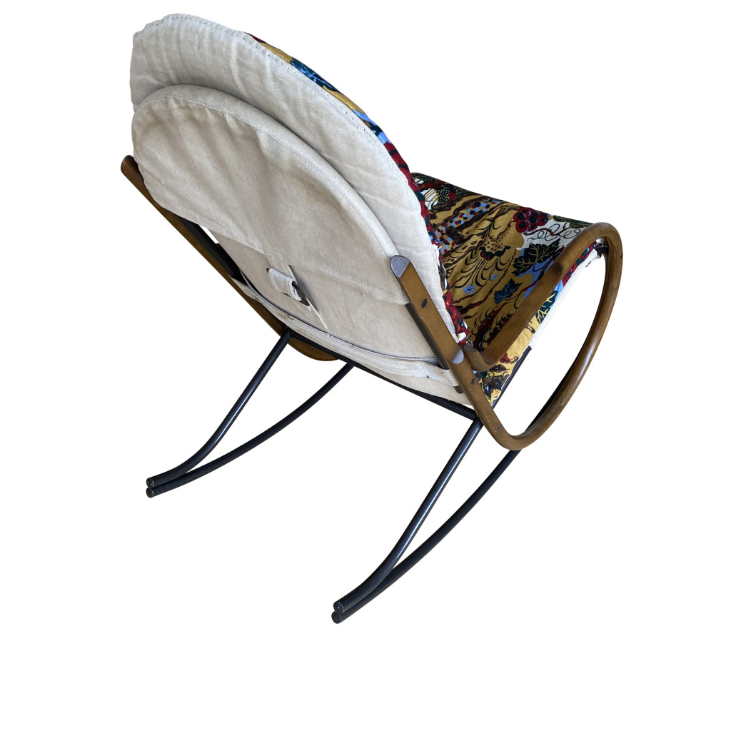 Schaukelstuhl,'NONNA', Paul Tuttle, 1970er Jahre