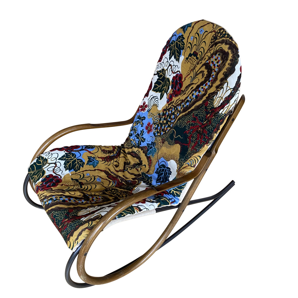 Schaukelstuhl,'NONNA', Paul Tuttle, 1970er Jahre