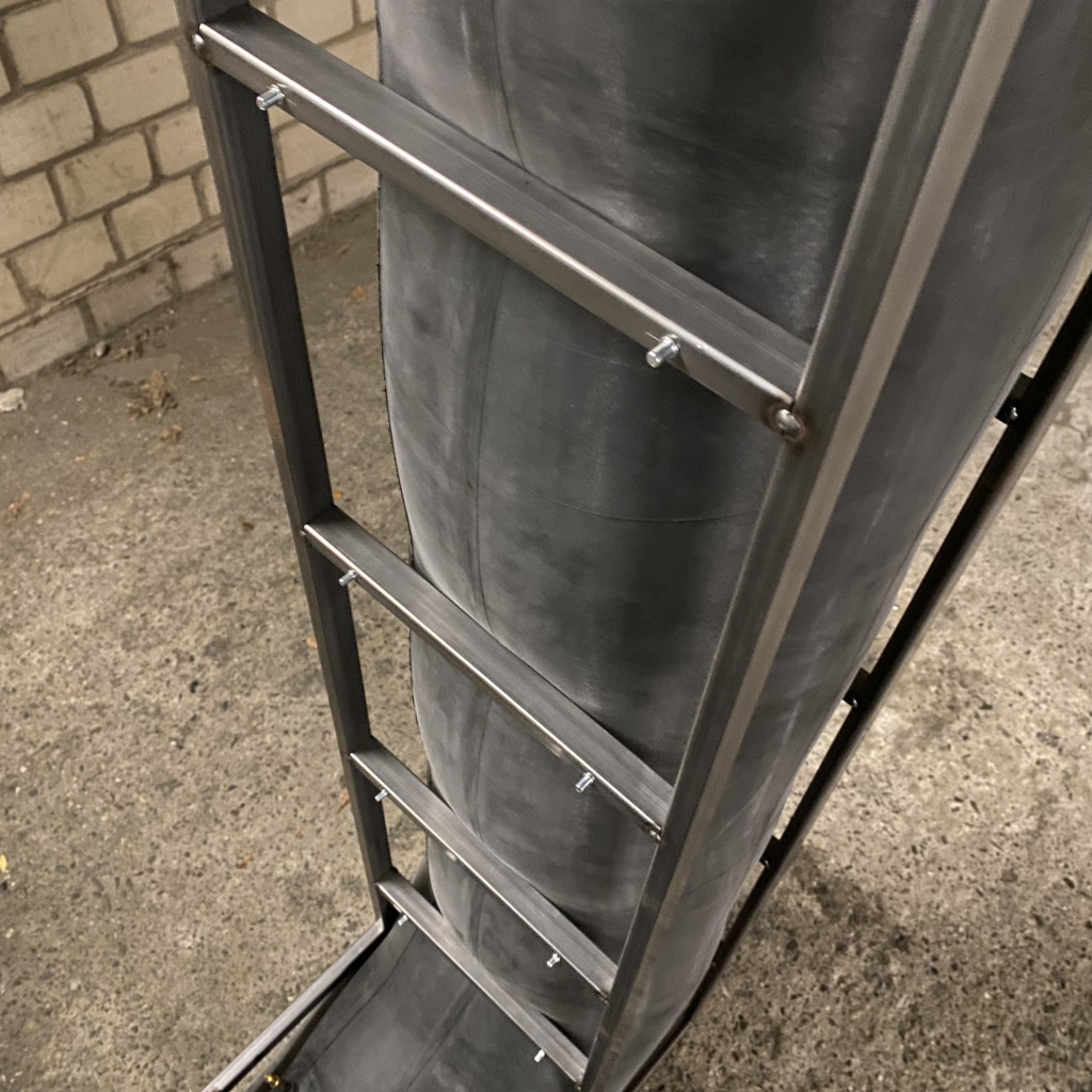 Schlauchregal 'Chambre A Air', Reinhard Müller, Gruppe Pentagon, 1987