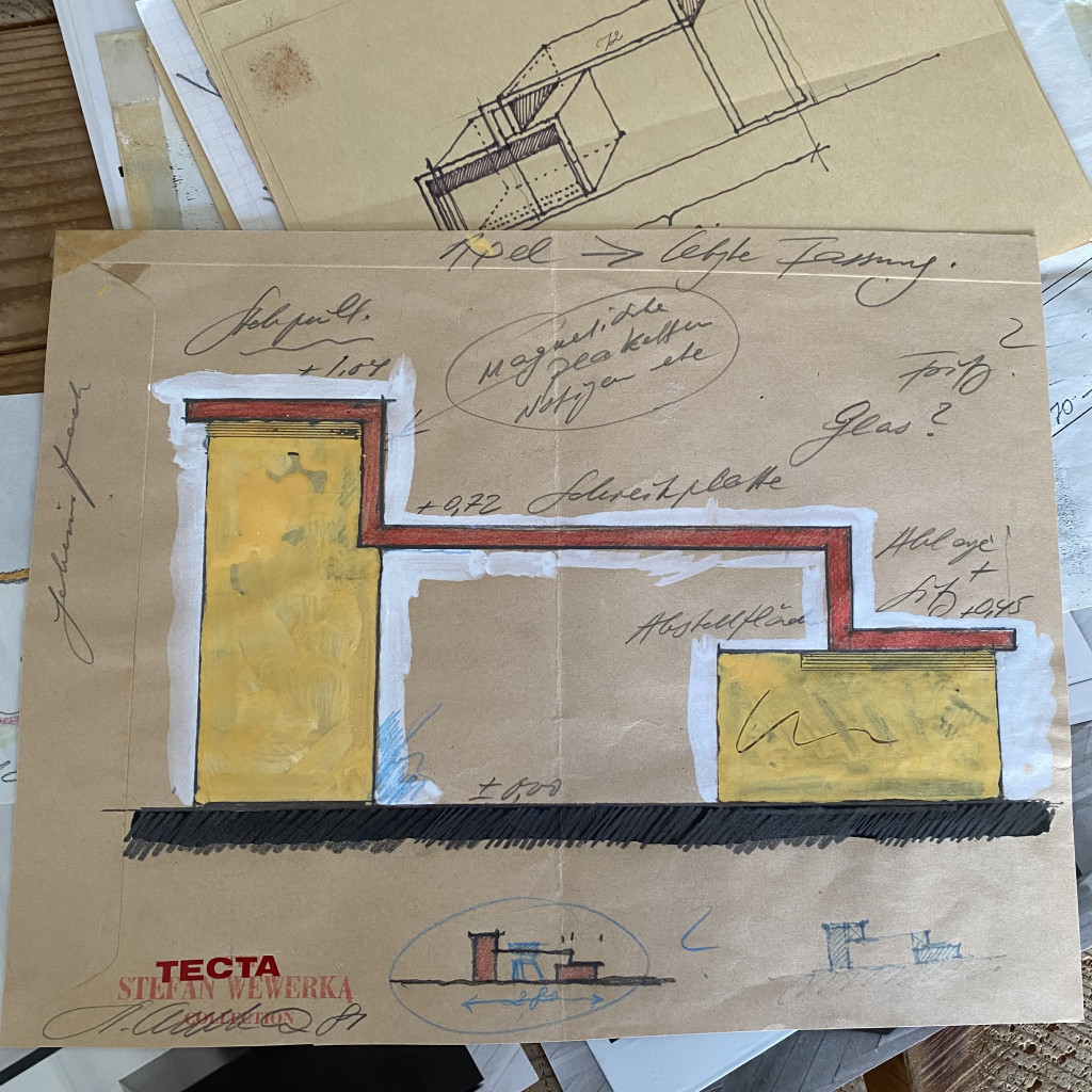 Schreibtisch 'Stufenschreibtisch', Stefan Wewerka, 1980