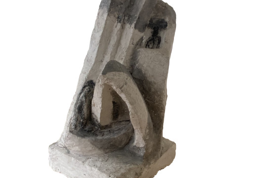 Skulptur 'SEESTÜCK', Martin Krämer (1959/2003), 1990er Jahre