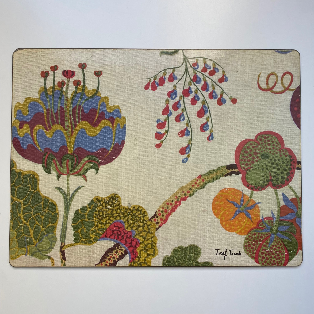 Vier Tischsets, Josef Frank, 1950er Jahre